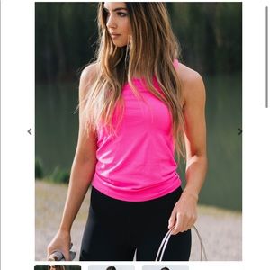 Zyia Hot Pink Copper Charged Tank